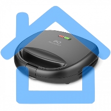 Прибор для выпечки BQ ST2001 черный, 4 in 1. MultiChef, 800 Вт, многофункциональный прибор 4 в 1, 4 пары панелей в комплекте: гриль, венские вафли, сэндвич, орешки, антипригарное покрытие панелей Non-Stick PRO, равномерный нагрев, вертикальное хранение, о