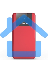 Мобильный телефон Xenium X600 красный