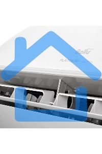 Блок внутренний сплит-системы Ballu BSUI/in-24HN8_23Y инвертор, 24000 BTU, 72 м², 31 дБ, охлаждение, обогрев, осушение, белый