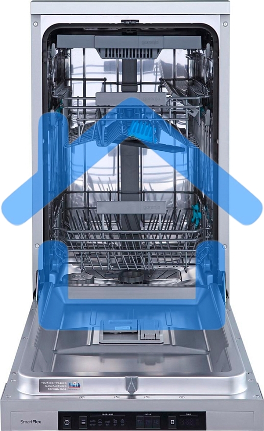 Посудомоечная машина Gorenje GS541D10X, нержавеющая сталь, 44.8 см, 11 компл., 45 дБ, класс A+++