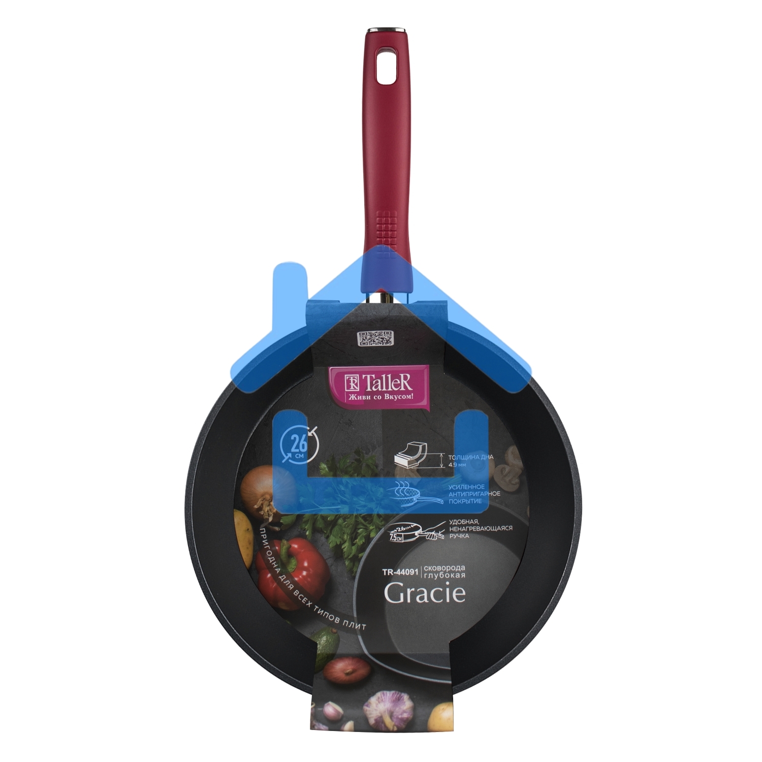 Сковорода глубокая TalleR ITR-44091 26 см 