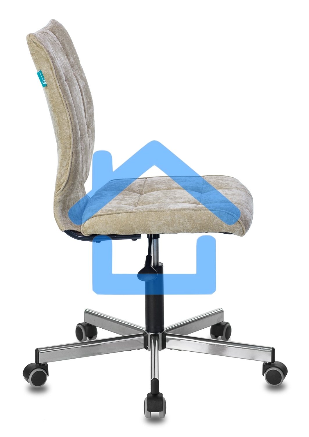 Кресло офисное Бюрократ CH-330M/LT-21 без подлокотников, песочный, крестовина металл