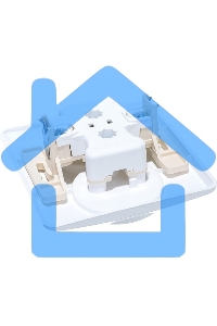 Розетка 2-м СП Этюд 16А IP20 без заземл. бел. SchE PC16-005B