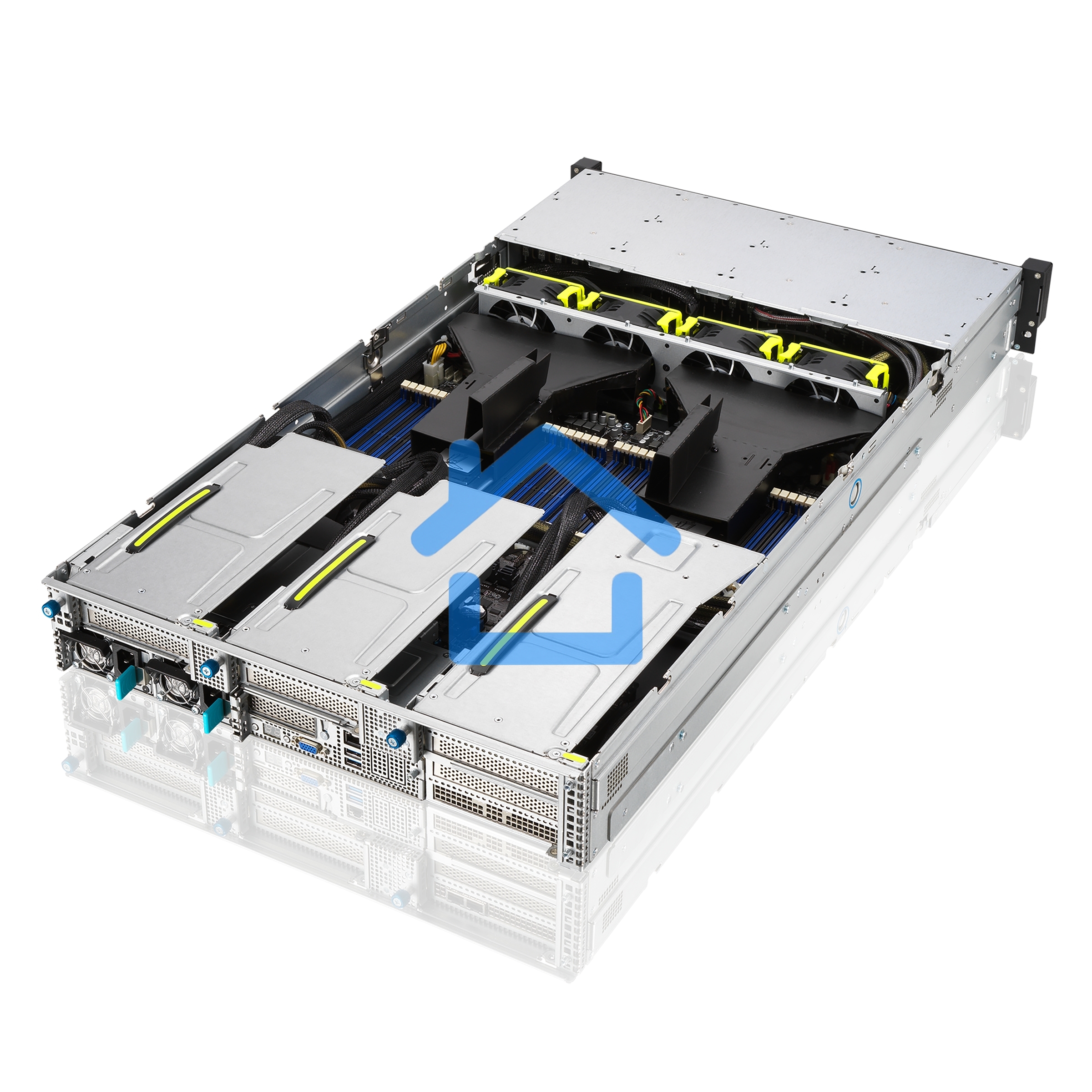 Серверная платформа ASUS RS720A-E11-RS24U/10G/1.6KW/24NVMe/OCP