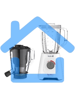 Блендер стационарный Moulinex Blendforce LM42Q110 600Вт белый