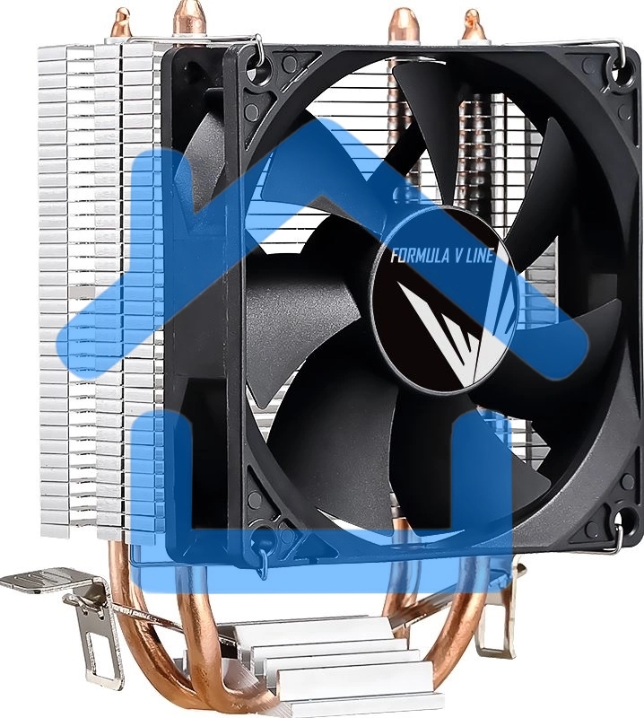 Устройство охлаждения (кулер) Aerocool Formula Ice Boid 2PSDB черный 90мм алюминий+медь 2100rpm 34db 4-pin 90W 135мм