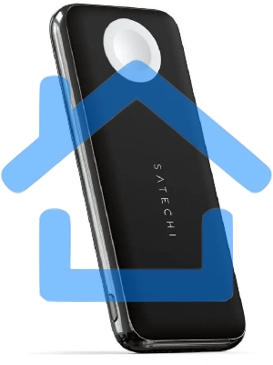 Беспроводное зарядное устройство Satechi Quatro Wireless Power Bank. серый космос ST-UC10WPBM