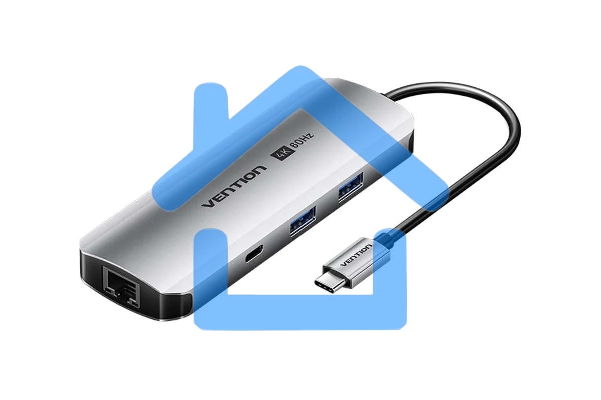 Мультифункциональный хаб Vention USB Type C 9 в 1