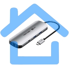 Мультифункциональный хаб Vention USB Type C 9 в 1