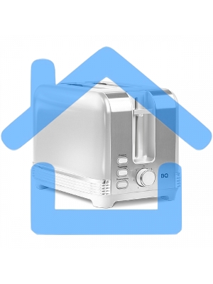 Тостер BQ T1000 белый. Потребляемая мощность, Вт: 1000 Вт, Количество отсеков: 2 тоста
