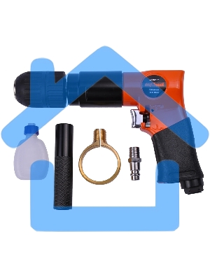 Дрель прямая Av Steel AV-701107 114л/мин патр.:быстрозажимной оранжевый/черный