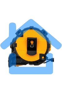 Рулетка 5м х 19мм, автоматич. фиксац., нейлон. покрытие, магнит. зацеп, двухстор. разметка Denzel