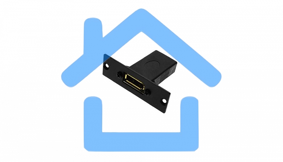 Модуль-переходник WRTS-DP Wize Display port для врезного лючка в стол