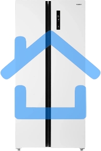 Холодильник Nordfrost RFS 480D NFW белый двухкамерный Side-by-Side 271/165 л морозилка сбоку