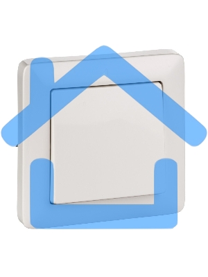 Выключатель 1-кл. СП Хит 6А IP20 белый SchE VS16-133-B