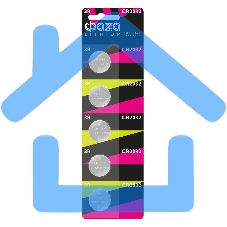 Элемент питания литиевый CR2032 BL-5 (уп.5шт) ФАZА 4895205003217, 3 В