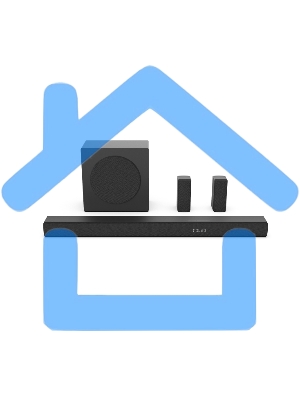 Саундбар Hisense HS5100 5.1 540Вт черный