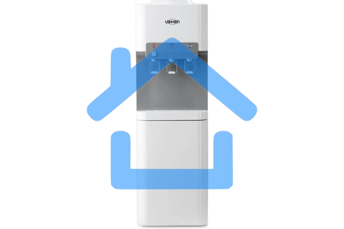 Кулер для воды Vatten V11WKB, напольный, компрессорный, белый