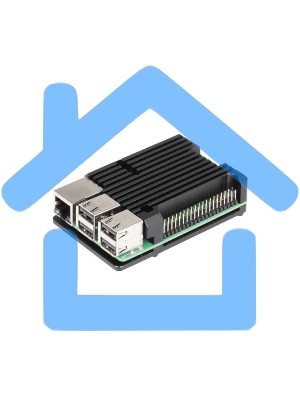 Корпус ACD RA460 черный Metal Aluminum Case for Raspberry Pi 3B/3B+