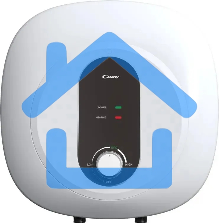 Водонагреватель Candy CS10V-EM1(R) 2кВт 10л электрический над раковиной/белый