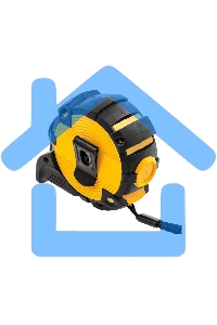 Рулетка 5м х 19мм, автоматич. фиксац., нейлон. покрытие, магнит. зацеп, двухстор. разметка Denzel