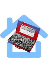 Набор метчиков и плашек ЗУБР МАСТЕР 28118-H65_z01сталь 9ХС 65 предметов