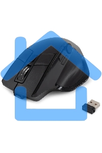 Мышь беспроводная Oklick 502MW черный, 2400 dpi, радиоканал, Bluetooth, USB, кнопки - 9