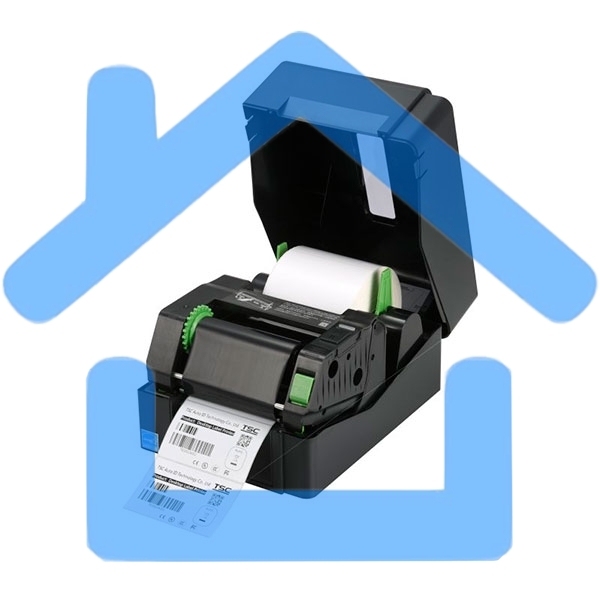 Принтер этикеток термотрансферный TSC TE310 300 dpi, 127 мм/сек, USB, Ethernet, USB-Host, RS-232, черный