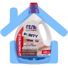 Гель для стирки Maunfeld Purity Wool&Silk 3000мл MWL3000PD