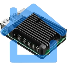 Корпус ACD RA460 черный Metal Aluminum Case for Raspberry Pi 3B/3B+