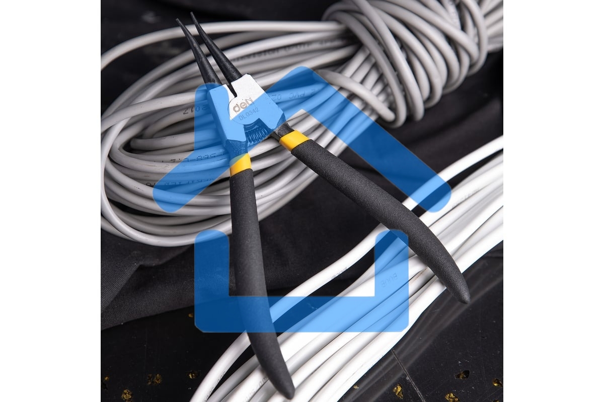 Прямой съемник внешних стопорных колец Deli DL0342 7