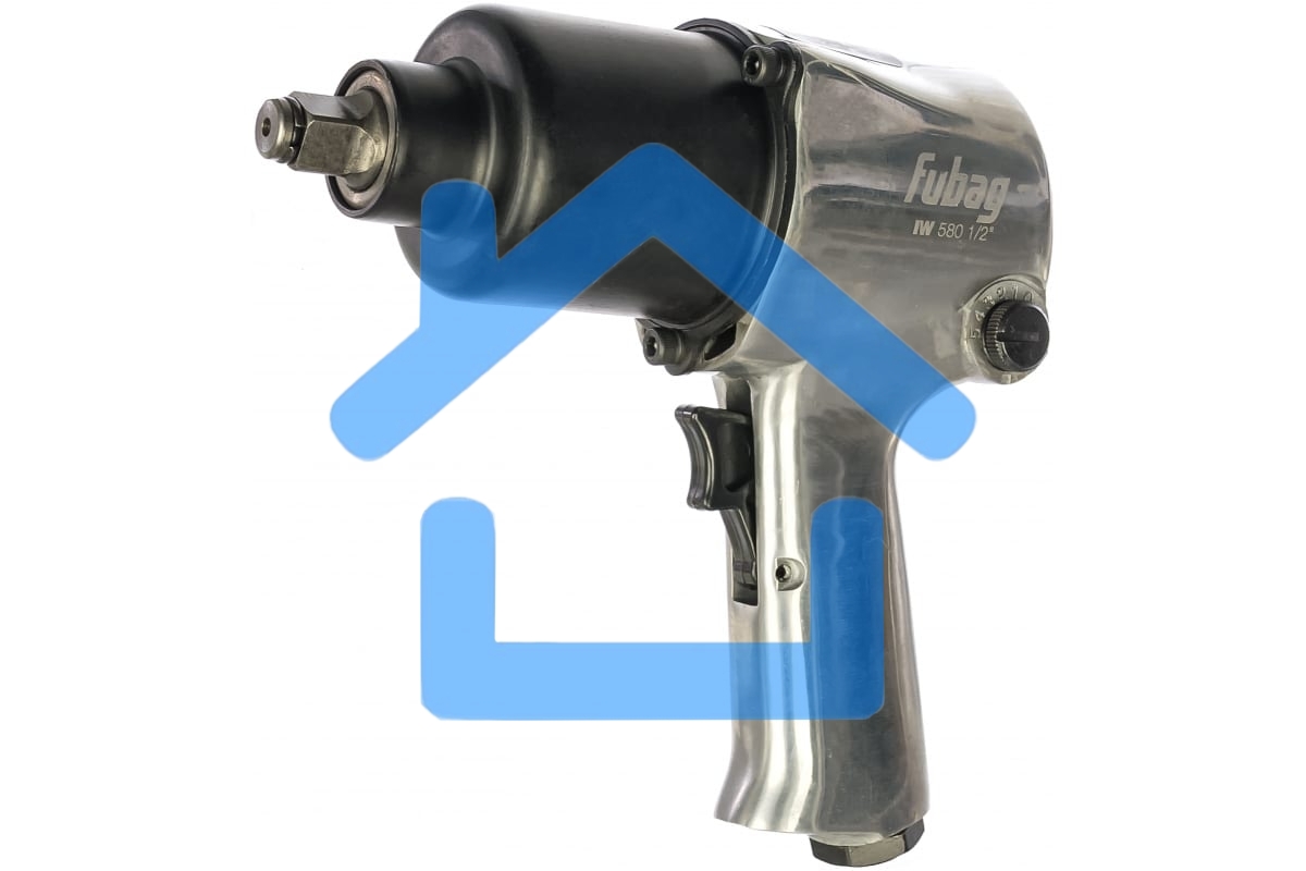 Гайковерт пневматический FUBAG IW 580100191 ударный 1/2'' 226л/м 576нм 6.3бар 1/2'' +набор кейс