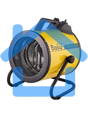 Тепловая пушка электрическая Ballu Prorab 2 BHP-P2-3 желтый