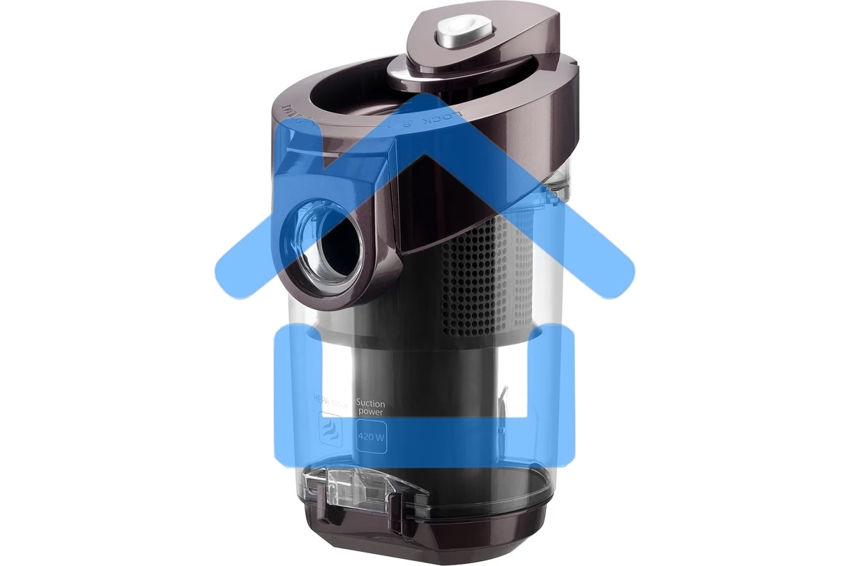 Пылесос BRAYER BR4205 коричневый, 420/2200 Вт, уборка сухая, пылесборник контейнер, 4 л