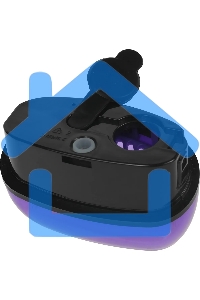 Отпариватель ручной Kitfort КТ-9114 1500Вт черный/фиолетовый