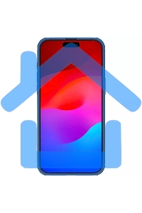 Чехол Super Frosted Shield Pro, синий, (AP IP15 Pro Max)