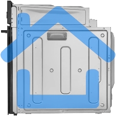 Шкаф духовой газовый с электрическим грилем Maunfeld MOGM703B2, встраиваемый