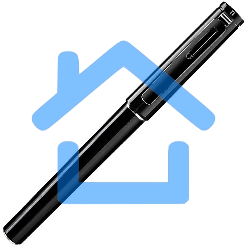 Ручка роллер Deli S87BLACK черный, d=0.5мм, черные чернила