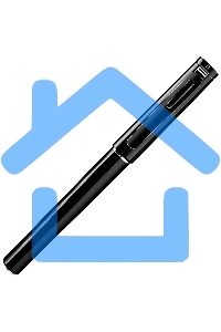 Ручка роллер Deli S87BLACK черный, d=0.5мм, черные чернила