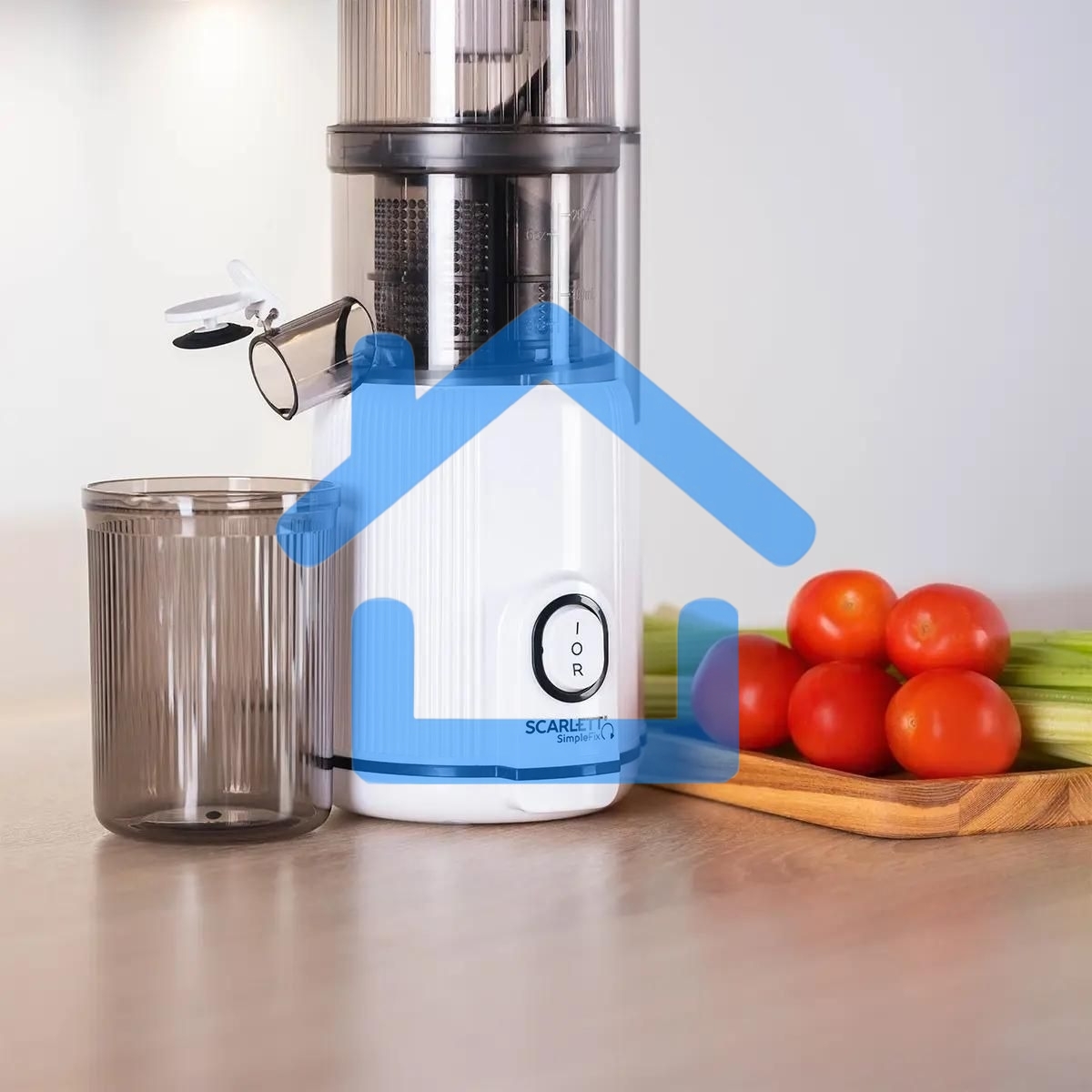 Соковыжималка шнековая Scarlett SC-JE50S63 400Вт рез.сок.:600мл. белый