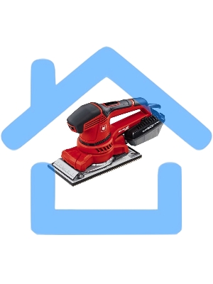 Машинка шлифовальная плоская (вибрационная) EINHELL TE-OS 2520 E (4460620)250Вт 230х115мм