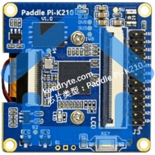 Плата разработки Canaan D1201000084 с ЦПУ K210, камерой 2МП, и WiFi-антенной и модулем дисплея 2.8 дюймов. Питание — 5В