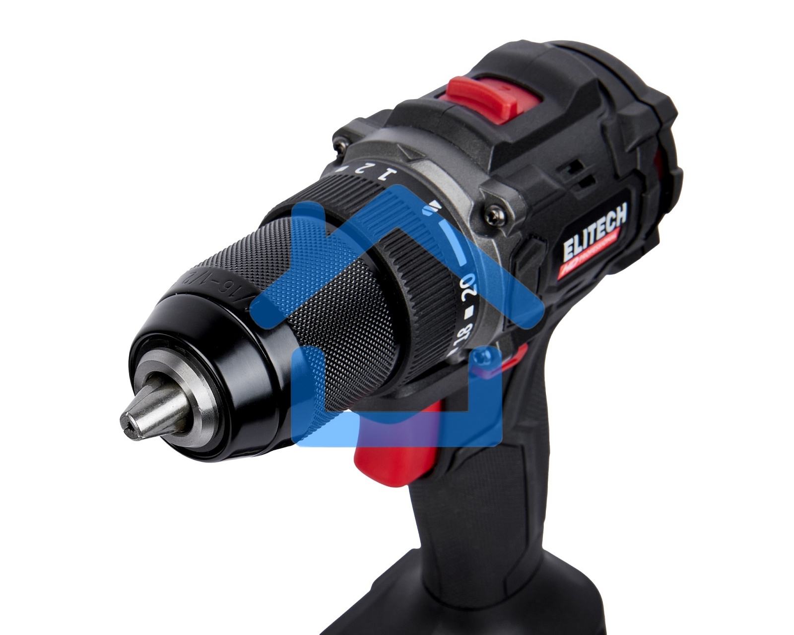 Дрель-шуруповерт Elitech CD 20SL2 (E2201.040.02) 80Вт аккум. патрон:быстрозажимной (кейс в комплекте) (205718)