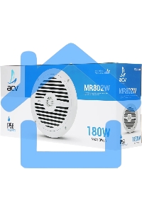 Колонки автомобильные ACV Marine MR802 80Вт 90дБ 20см (8дюйм) (ком.:2кол.) коаксиальные двухполосные