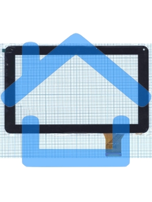 Сенсорное стекло (тачскрин) SLC09001BE0B, черное