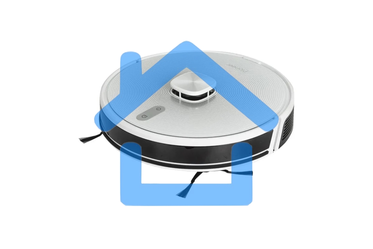 Робот-пылесос Pioneer VC720R белый, 5200 мА·ч Li-Ion, уборка влажная/сухая, пылесборник контейнер 0.3 л