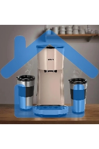 Кофеварка капельная Kitfort КТ-7303 бежевый/черный, исп. кофе - молотый, 0.84 л, 800 Вт.