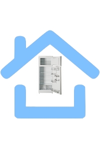 Холодильник Atlant МХМ-2808-90 белый двухкамерный 202/53л морозилка снизу