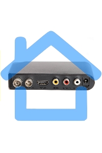 Ресивер эфирный цифровой DVB-T2 HD HD-555 пластик, дисплей, Эфир