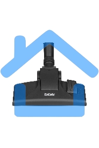 Пылесос BBK BV1901 синий/серый, 400/2200 Вт, уборка сухая, пылесборник контейнер 3 л